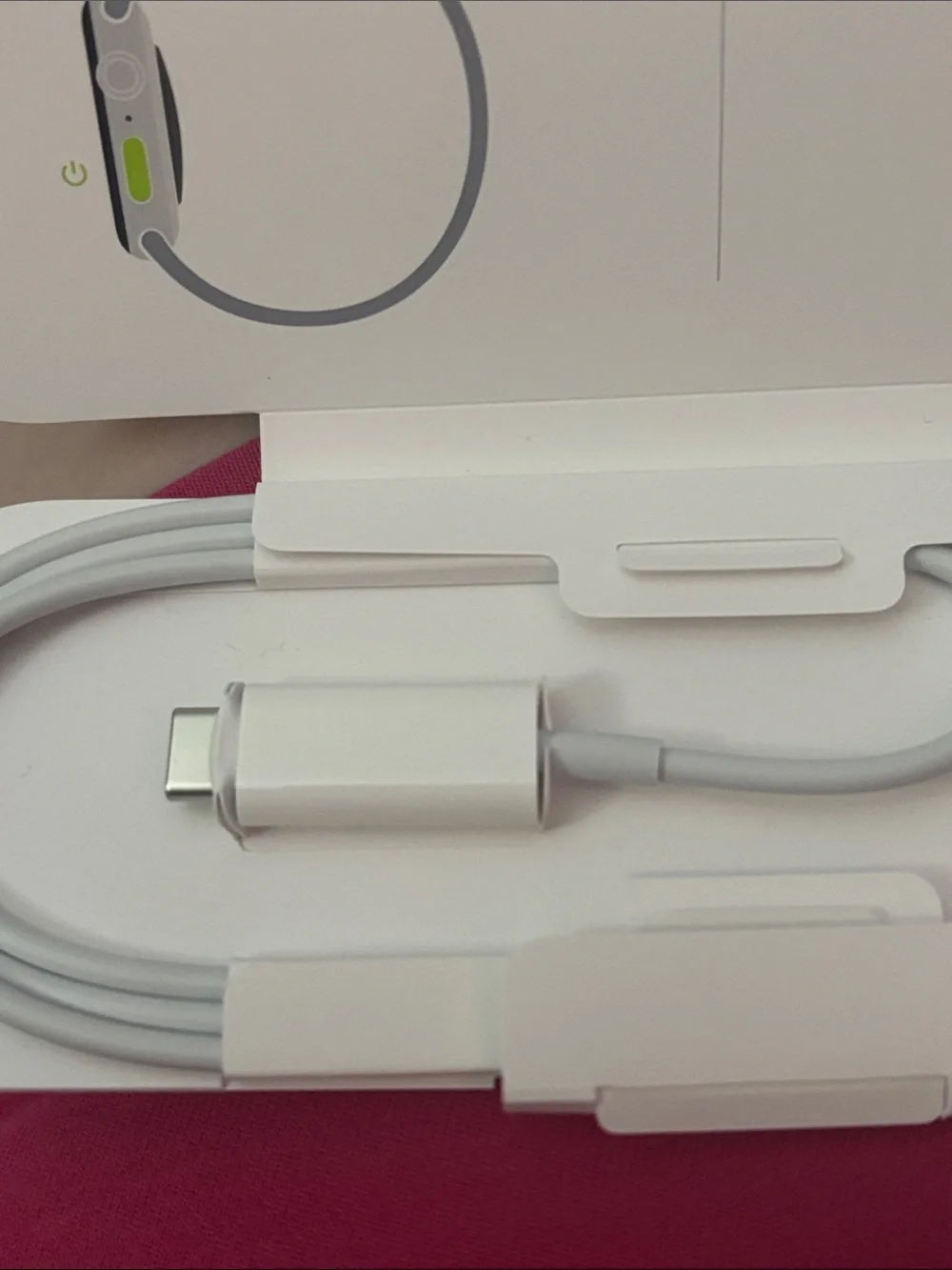 Apple White USB‑C Magnetic Apple Watch Charging Cable